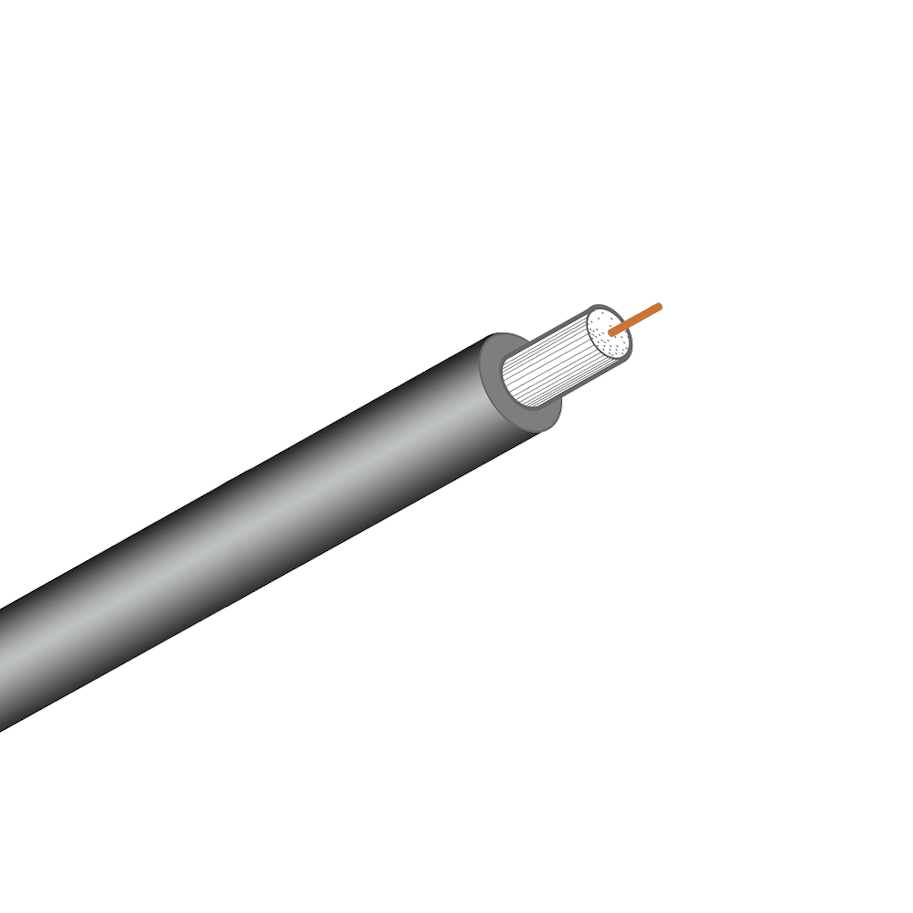 Sende-Röhrenaal mit Kupfer-Litze - 9/120