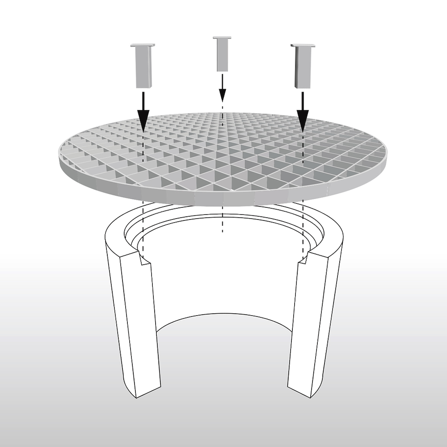 Allround-Schachtgitter 800