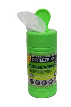 Dirteeze feuchte Wischtücher  Glas / Kunststoff 80