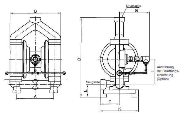 Skizze Abmessung DEPA DP 50