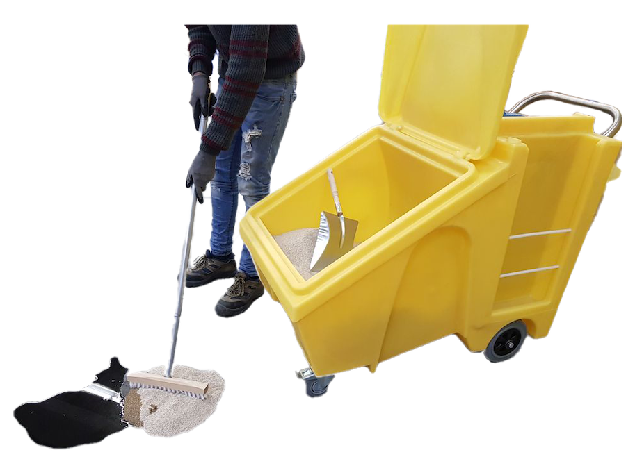 PE-Granulat-Wagen 230 l (gelb)