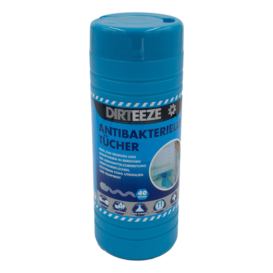Dirteeze feuchte Wischtücher  antibakteriell 40