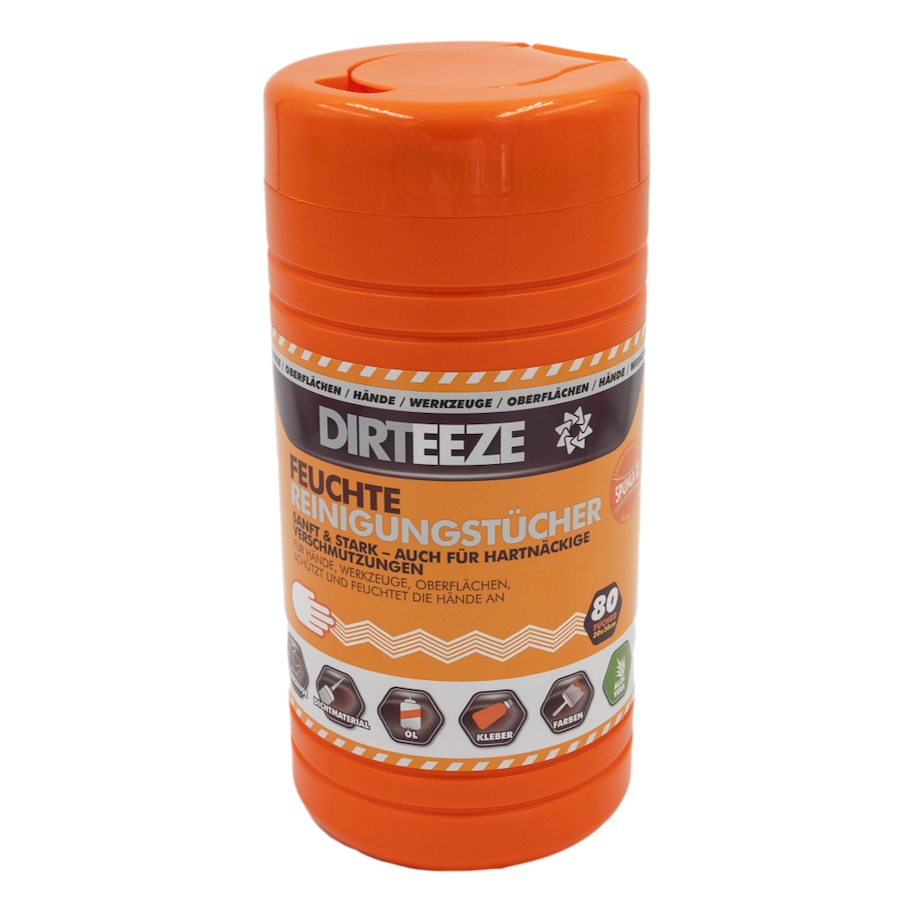 Dirtreze feuchte Wischtücher  effektive Reinigung 80