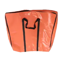 Orange Tasche für flexible Absperrbarriere