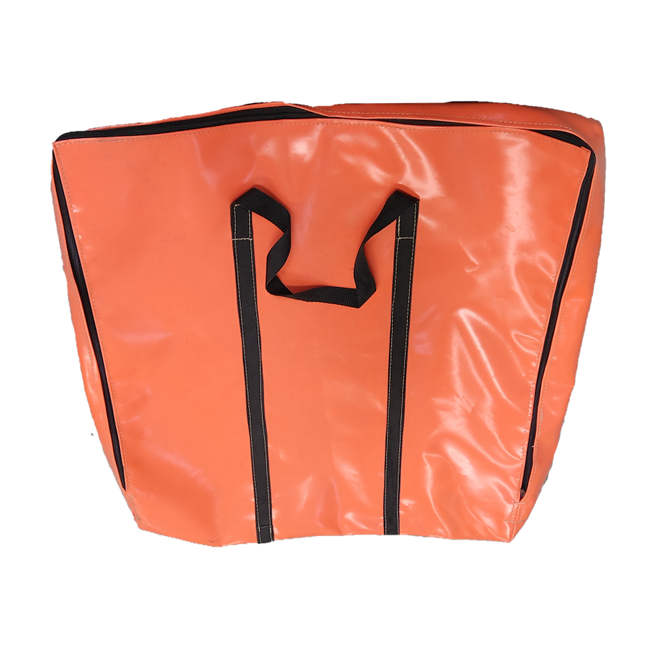 Orange Tasche für flexible Absperrbarriere