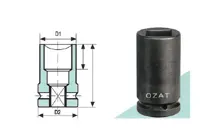 Schlagnuss 1/2″ 4-kant-22mm