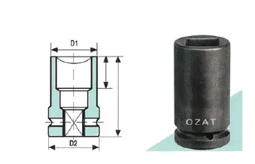 Schlagnuss 1/2″ 4-kant-22mm